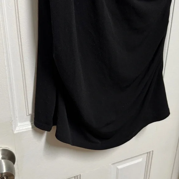 Banana Republic Black Women's Faux Wrap Blouse - Picture 4 of 6